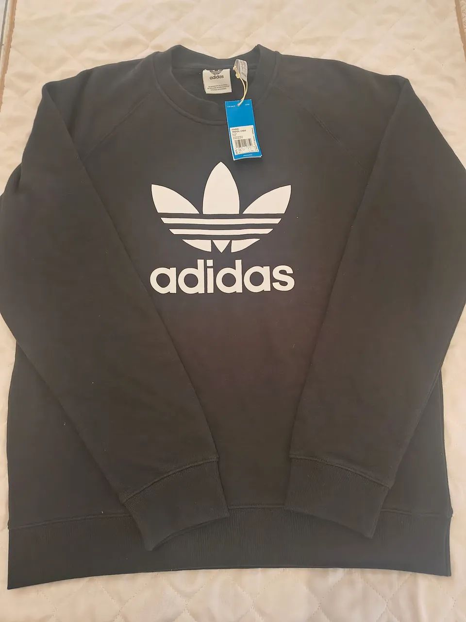 Moletom preto Adidas ORIGINAL e NOVO 