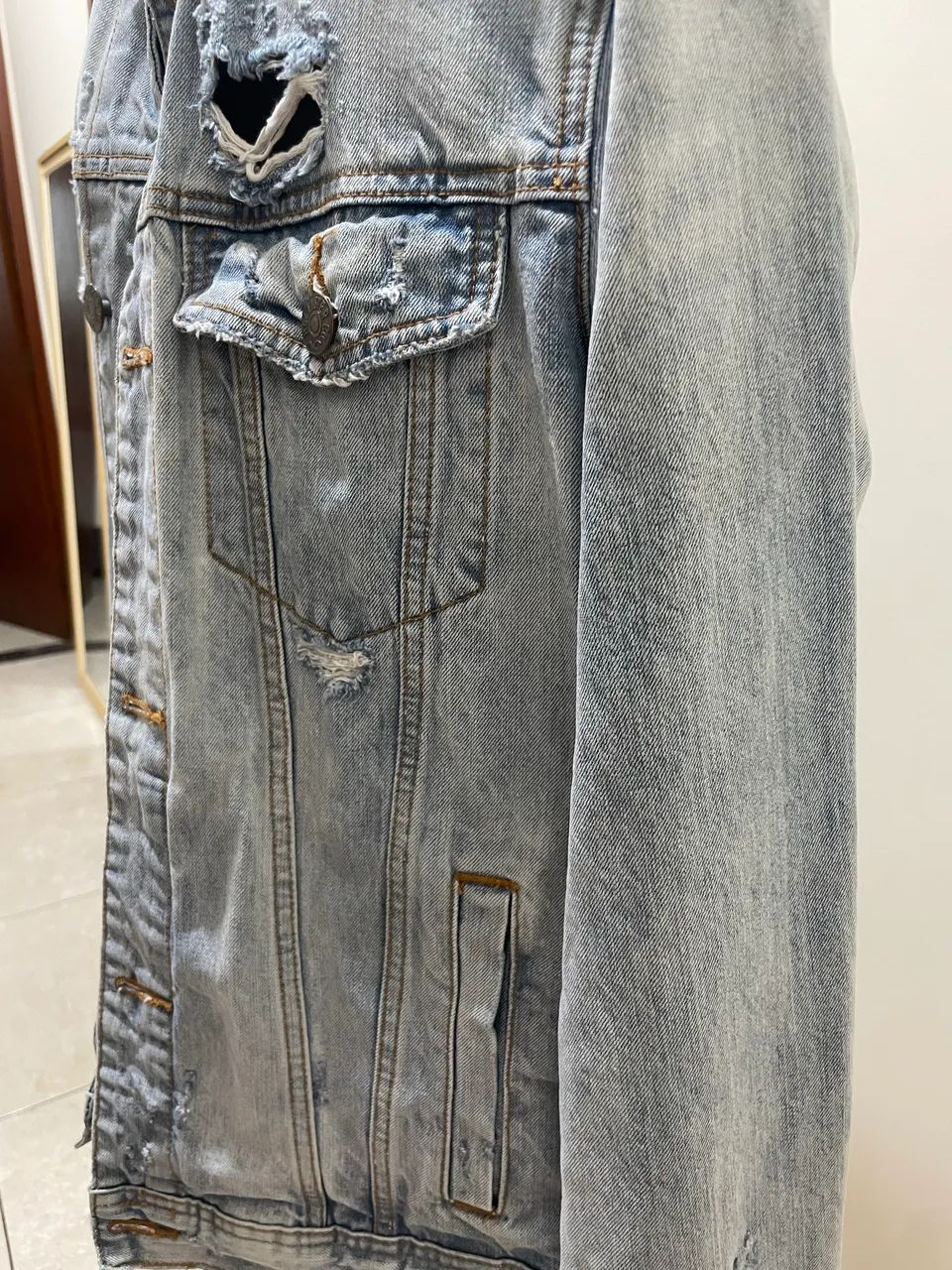 Jaqueta Jeans Hollister  - Foto 4