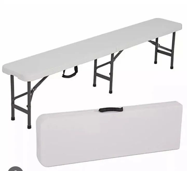 Conjunto de mesa e banco dobrável que vira maleta 65704320458115122