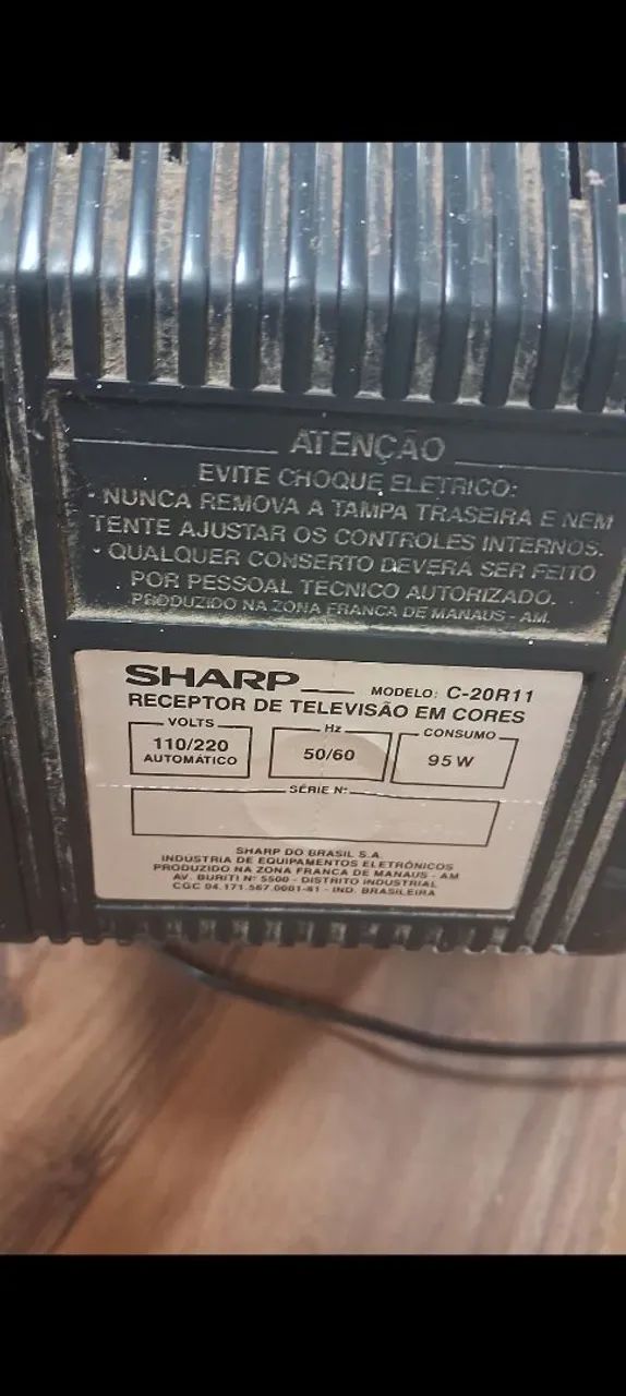 Televisor CRT Sharp, modelo C-20R11 funcionando  - Foto 3