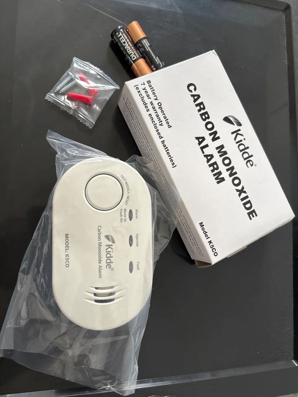 Detector de fumaça com alarme 