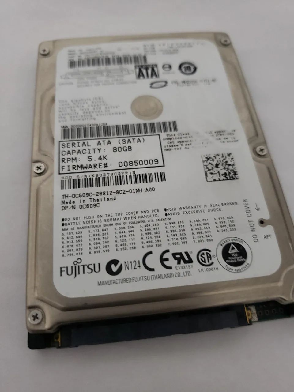HD Notebook 80 GB Fujitsu  - Foto 4