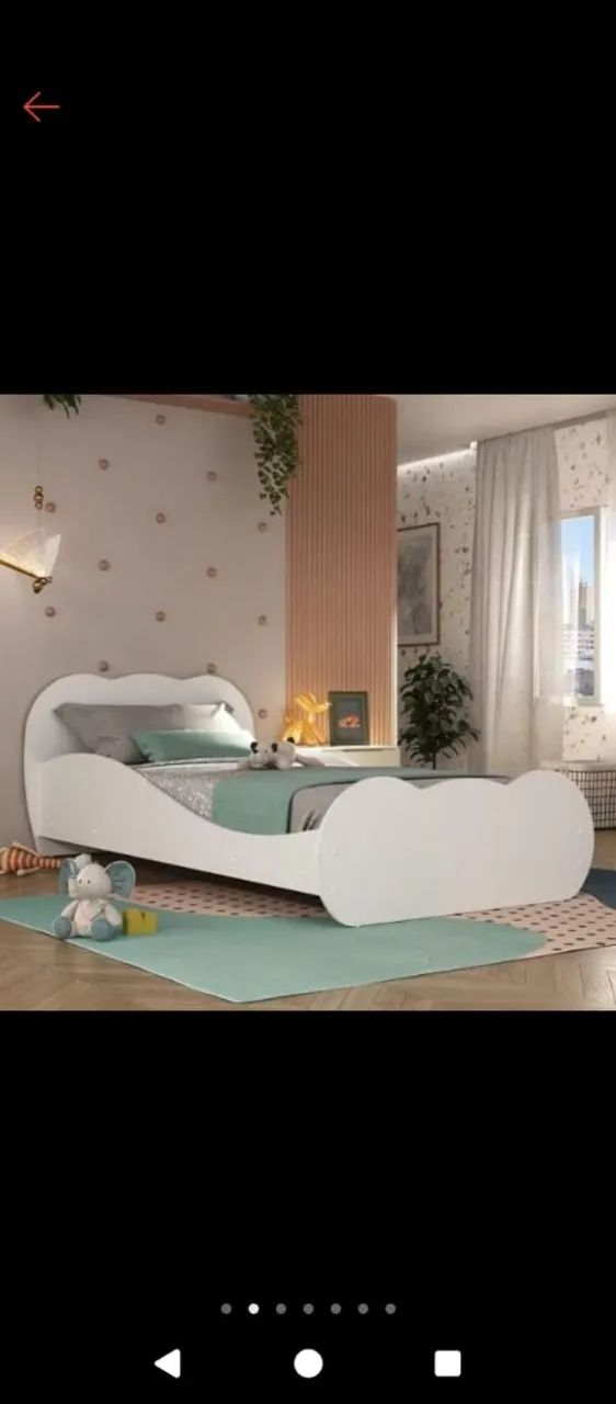 Cama de solteiro infantil 