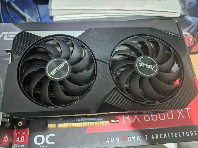 Placa de Vídeo Asus 6600 XT - Foto 3