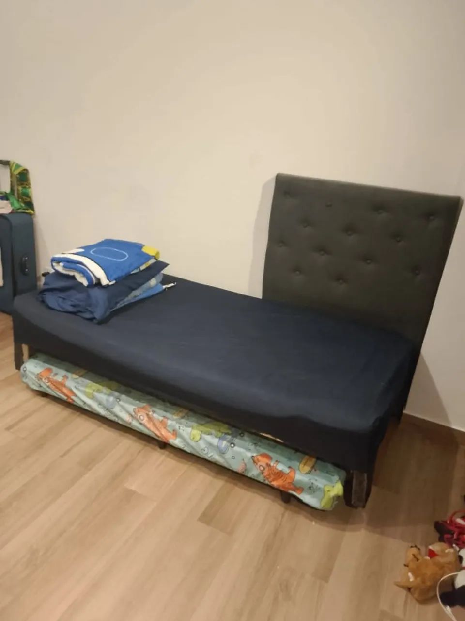 Bicama marca bamboo com cabeceira suede - Foto 2