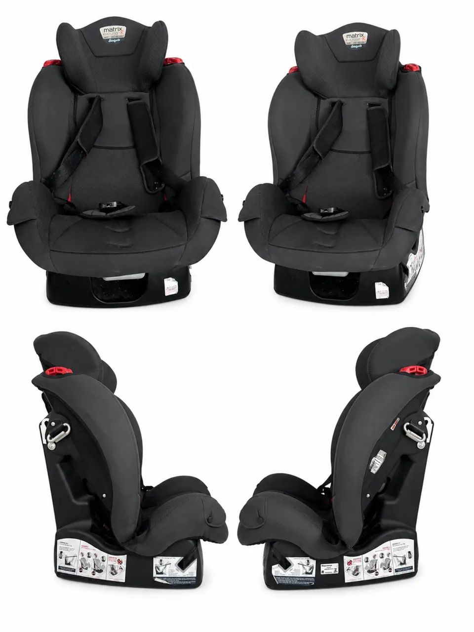 Cadeirinha burigotto matrix evolution k c 0 -25kg (Semi nova)