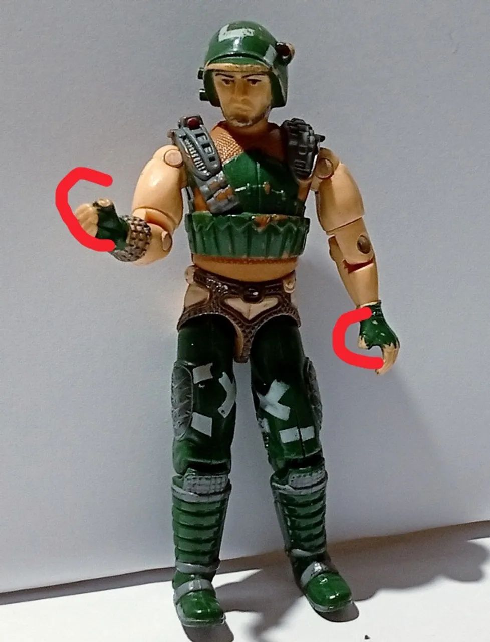 BONECO GI JOE KAPTOR HASBRO 1987 VINTAGE - Foto 4