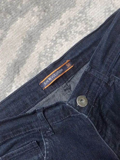Calça jeans masculina azul escuro  - Foto 3