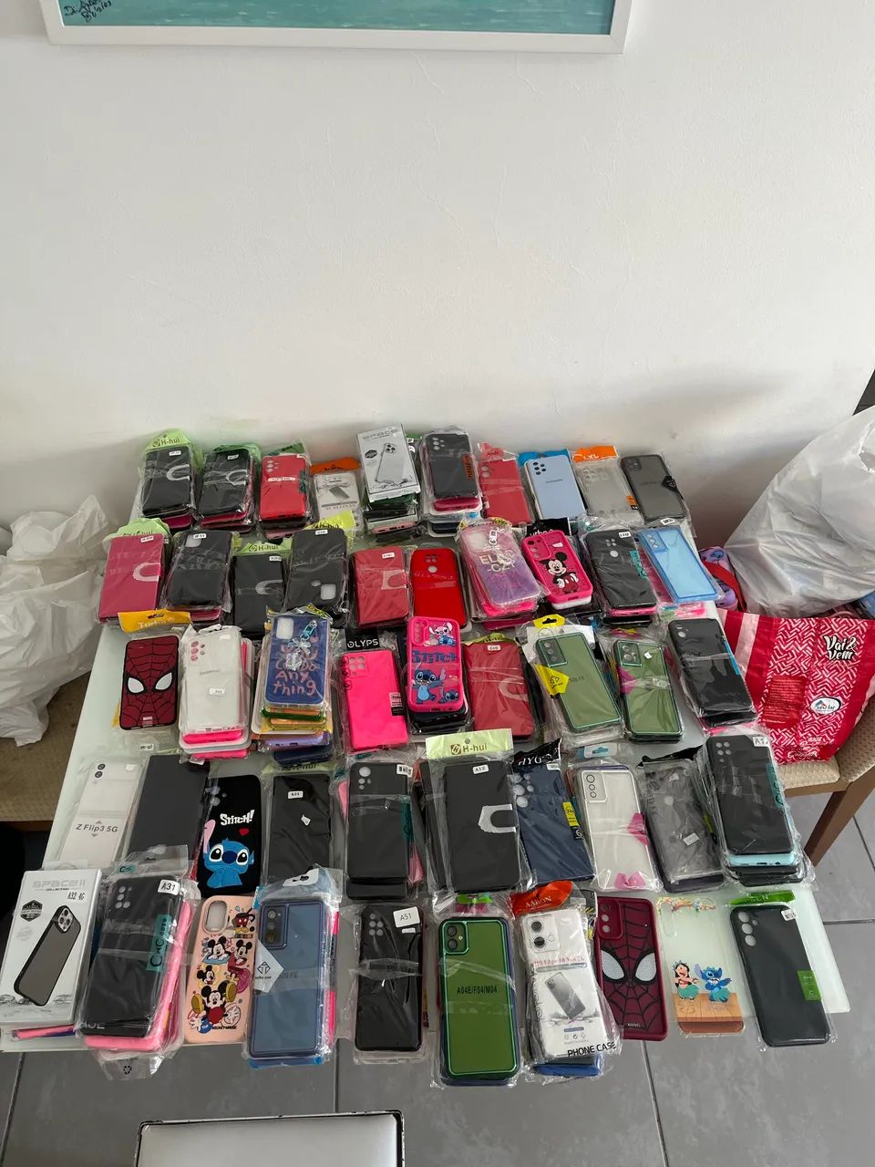 Lote 281 Capas e Acessórios Celular Android | R$ 3,20/un