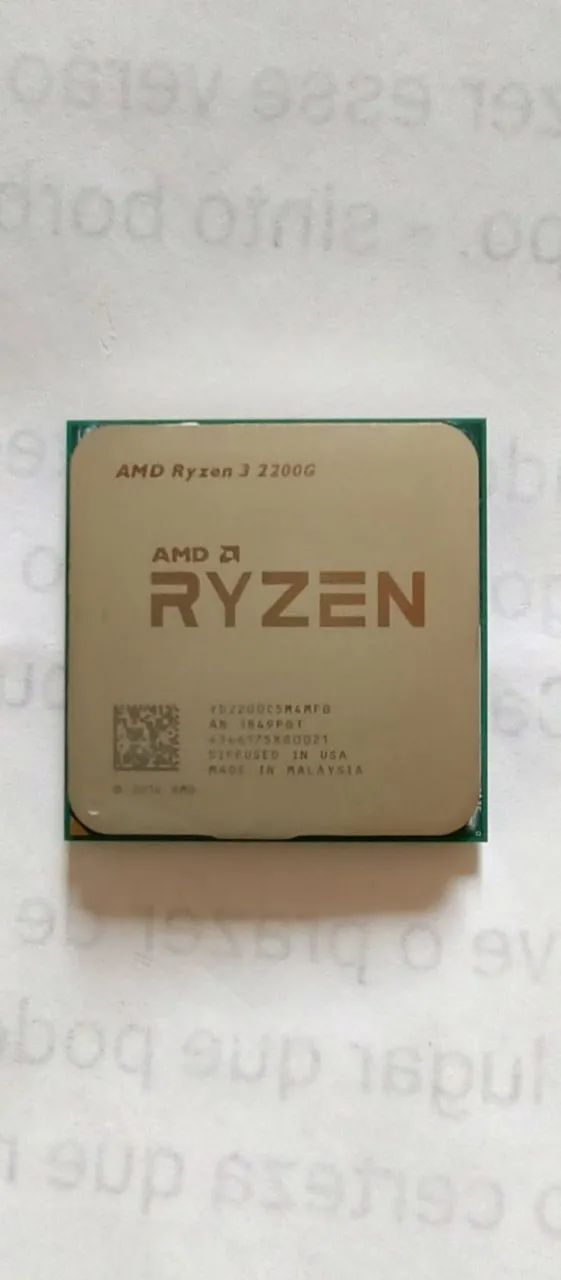 PROCESSADOR RYZEN 3 2200G
