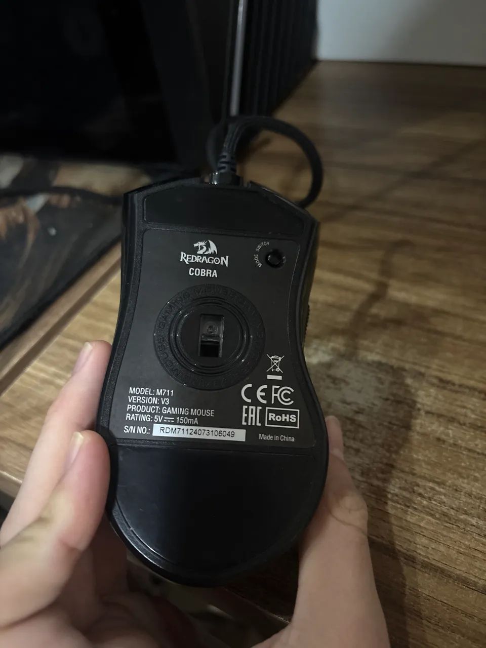 Mouse Kobra Red Dragon - Foto 2