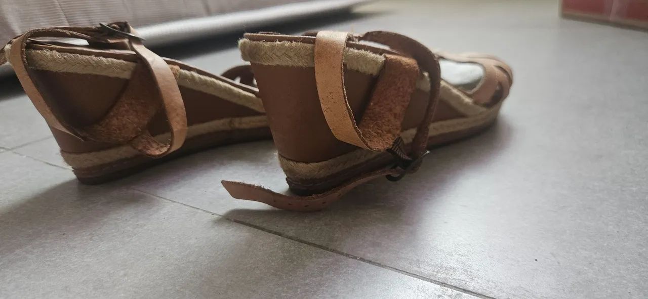Sandália couro - Foto 4