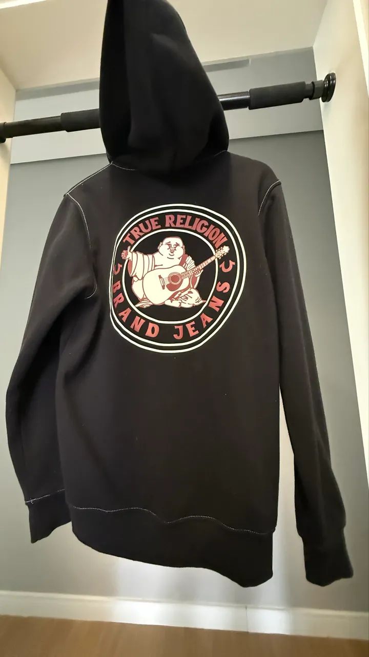     True Religion Classic Logo Black Zip Hoodie  - Foto 2