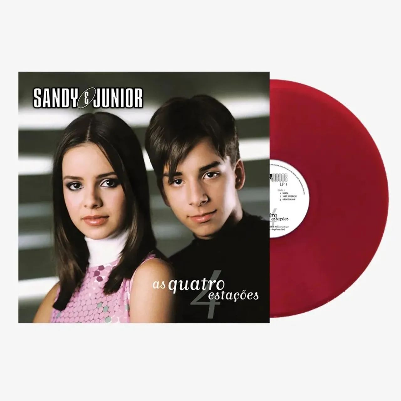 Vinil Sandy e Junior - As Quatro Estacoes Vermelho