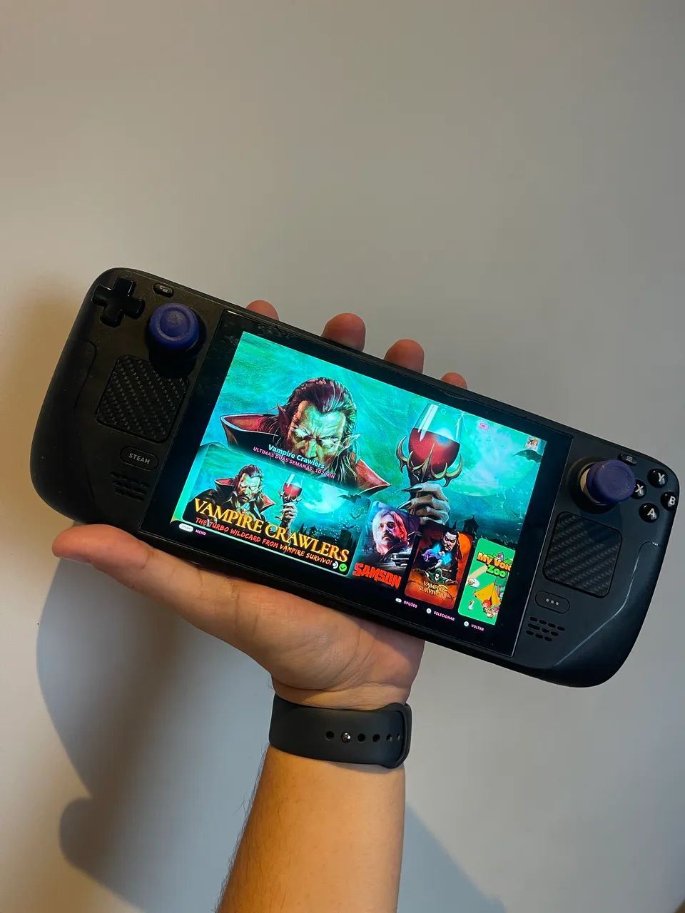 Steam Deck LCD 1TB Valve - Customizado com Tampa Transparente