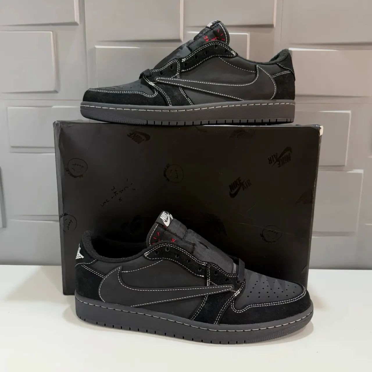 Air Jordan 1 Black Phantom - Foto 6