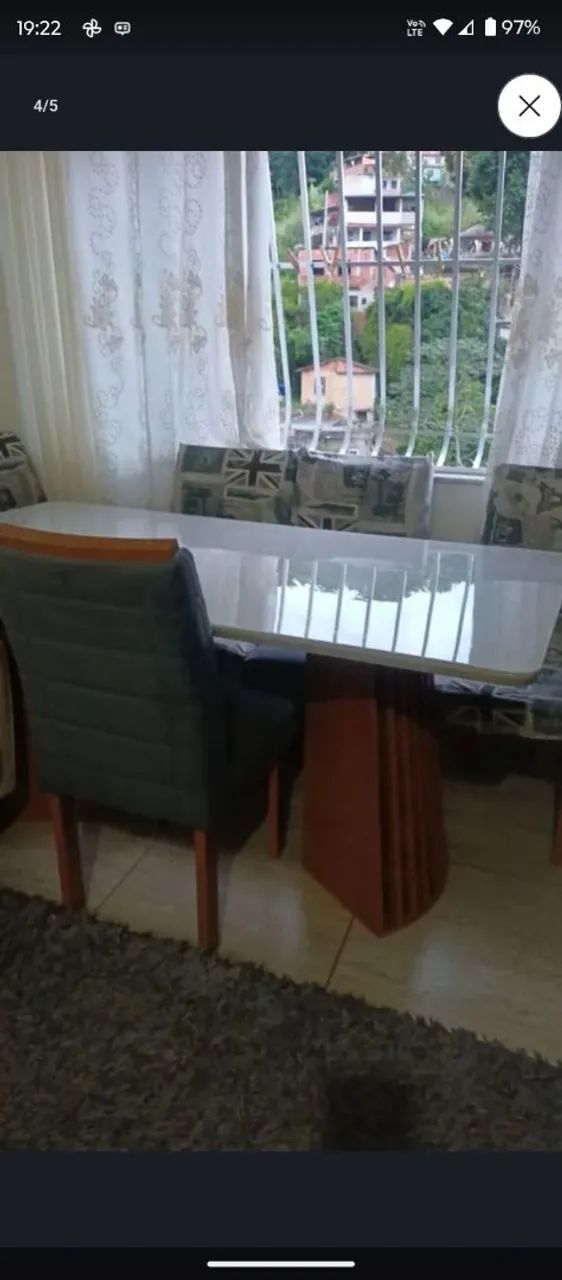 Mesa de 6 cadeiras vem que tem preço. - Foto 4