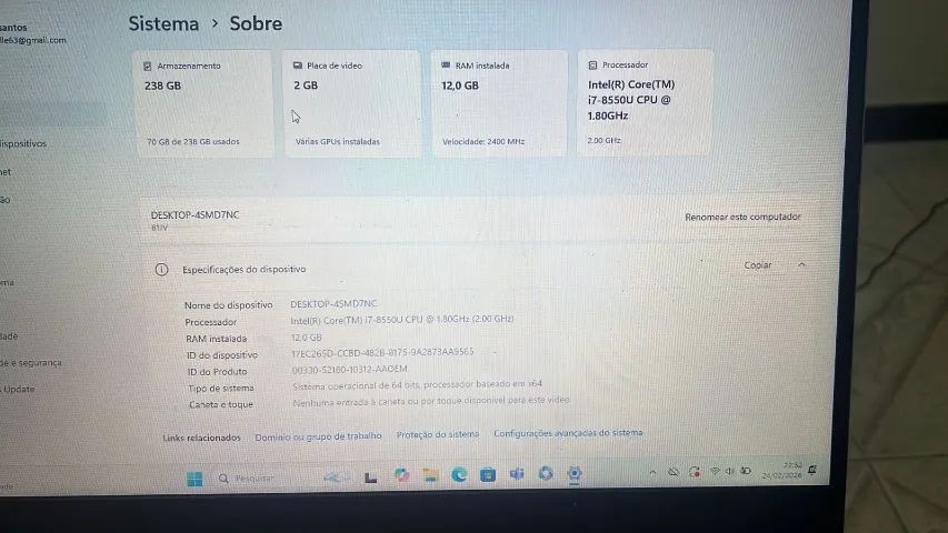 Notebook lenovo i7 - Foto 4