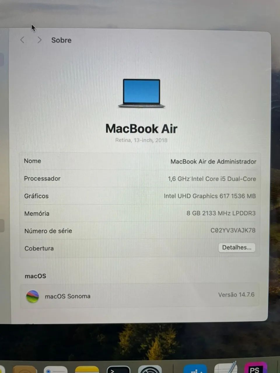 MacBook Air 13 Intel i5 8GB RAM - Foto 2