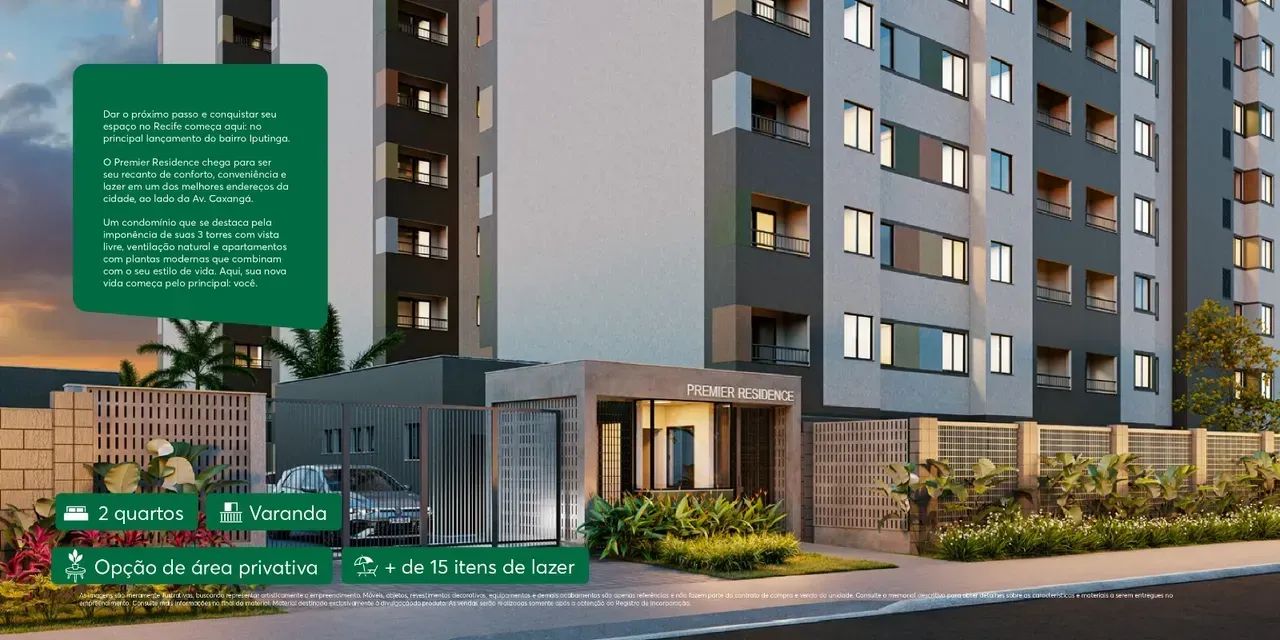 Apartamento na IPUTINGA com 2 quartos Varanda Piscina e muito mais - Foto 2