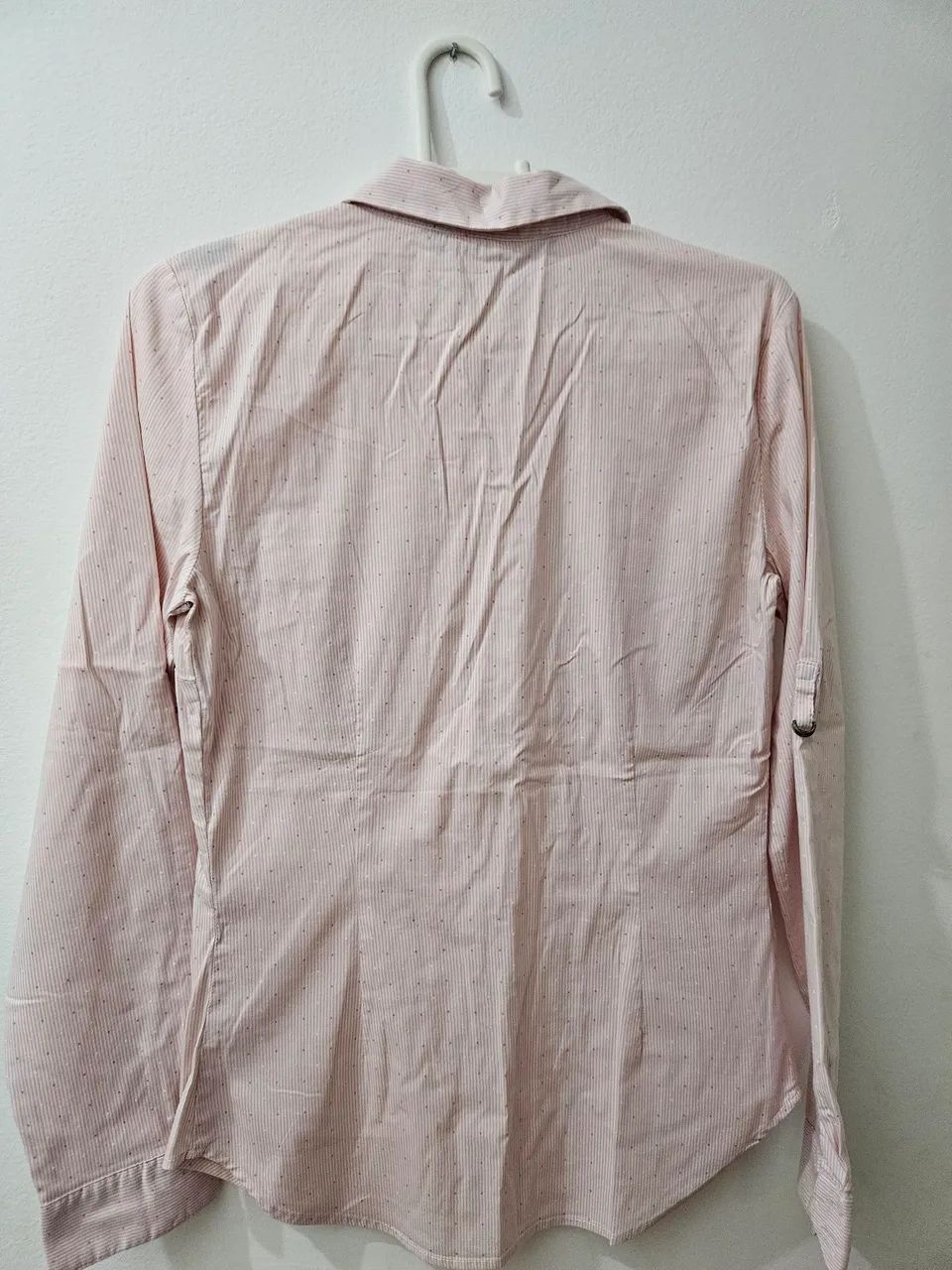 Camisa social rosa Zara M - Foto 4