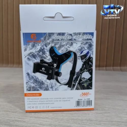 Suporte de Celular Para Capacete + Entrega Inclusa  - Foto 2