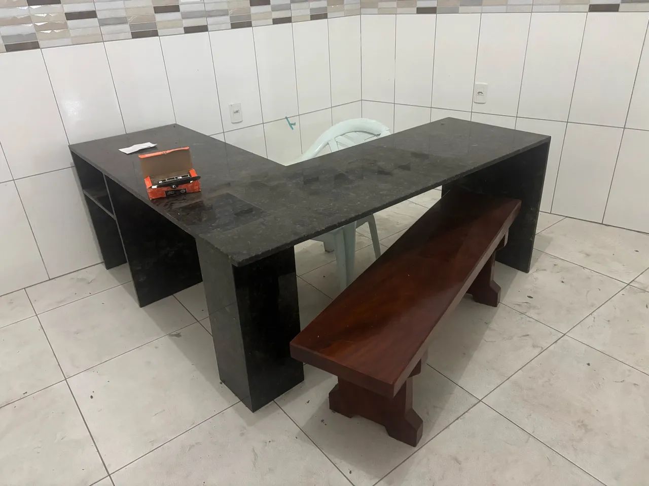 Bancada/mesa mármore para escritório  - Foto 2