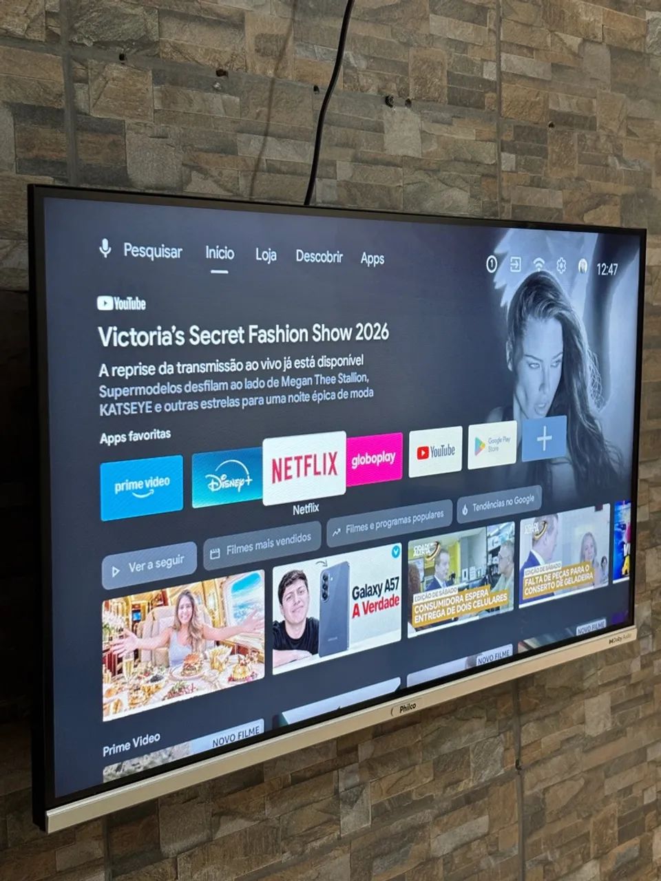 Smart Tv Philco Android semi-nova - Foto 3