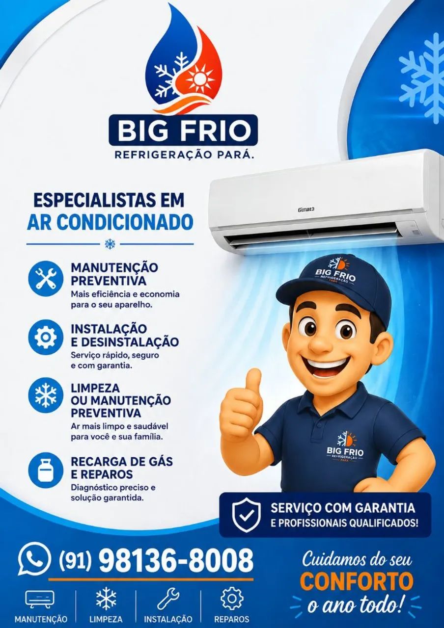 Limpeza e instalação de Centrais de Ar