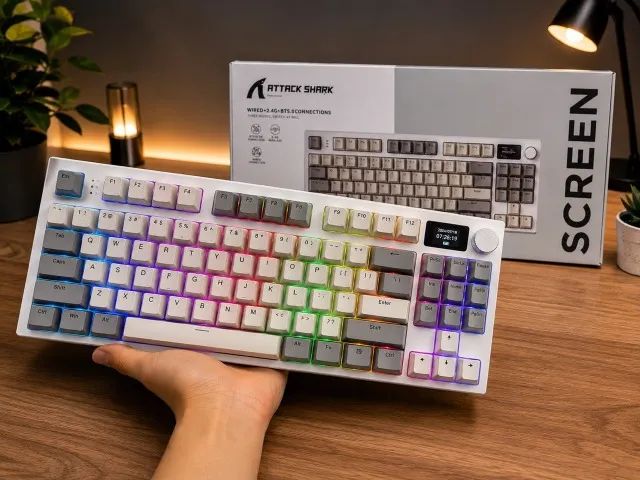 Teclado mecanico K86 attack shark
