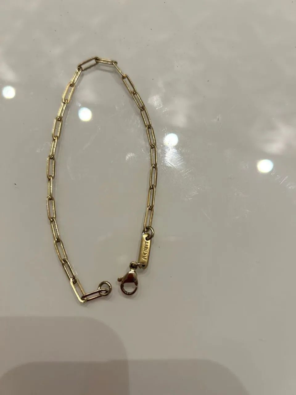Pulseira de Aço cirúrgico banhado a ouro  - Foto 5