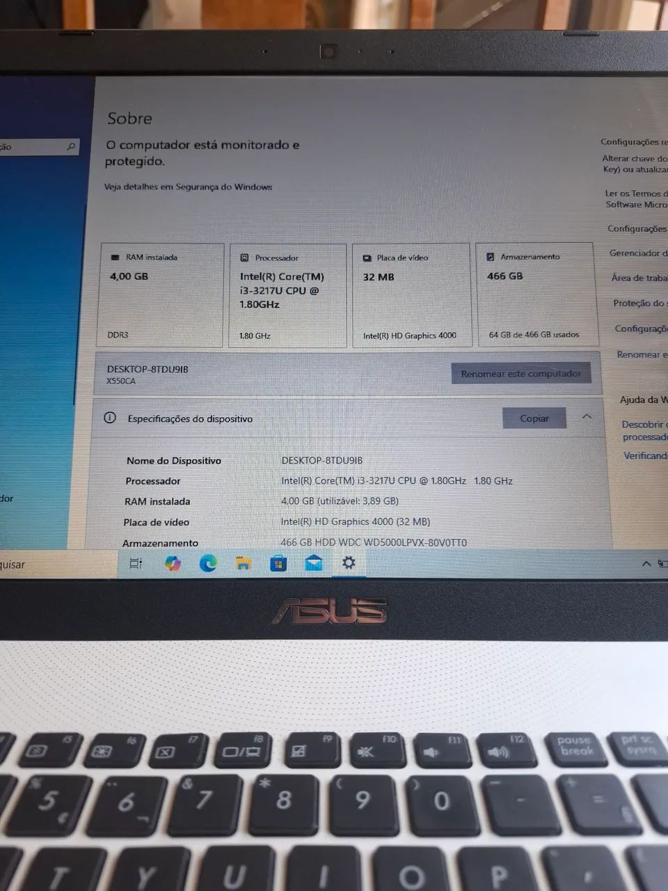 Notebook Asus X550C  - Foto 3