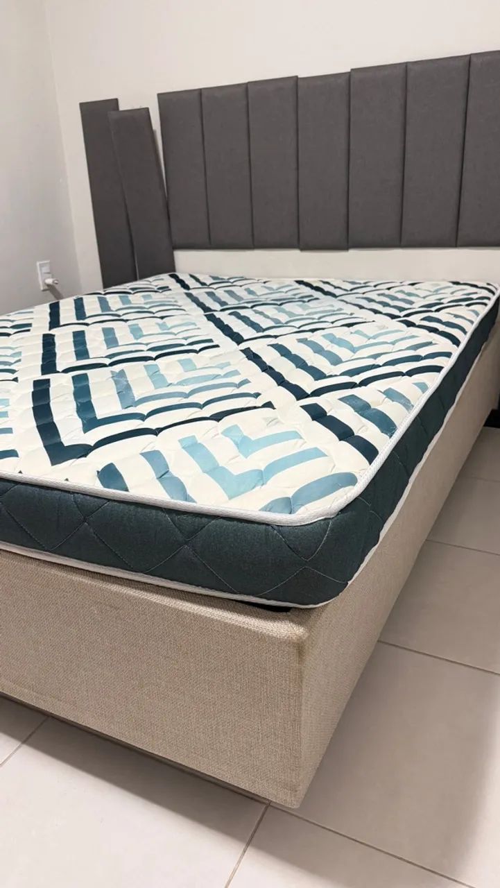 Cama Box + colchão ortobom - Foto 3