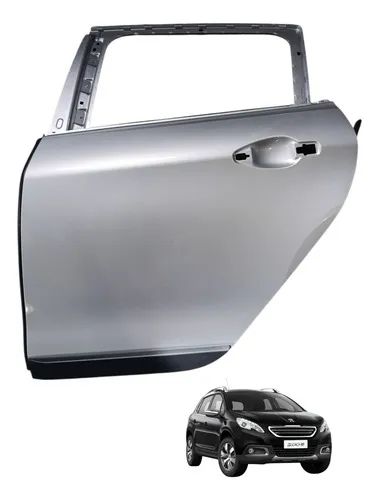 Porta Traseira Esquerda Peugeot 2008 Griffe 2017 Traseira Esquerda