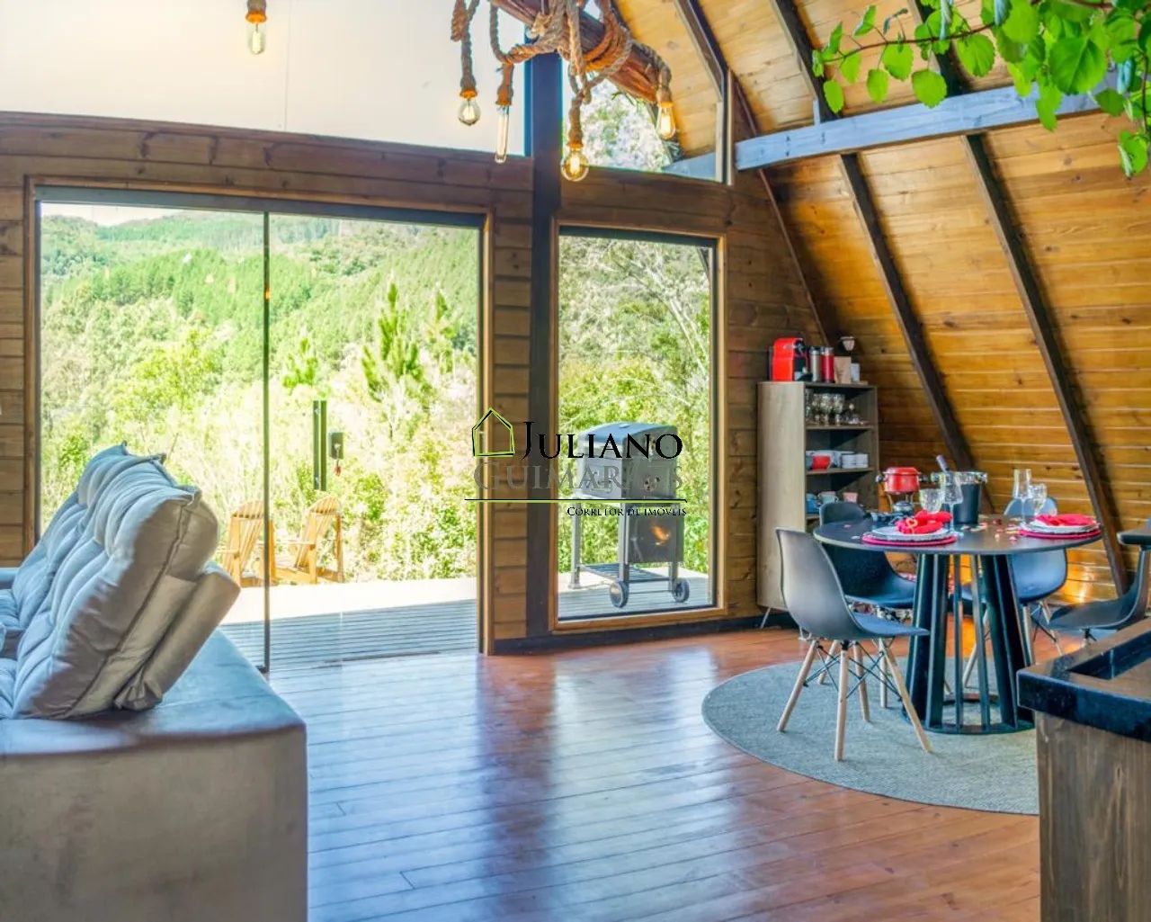 CHALÉ com VISTA, Á VENDA, área de 4 HECTARES em ANITÁPOLIS/SC - Foto 4