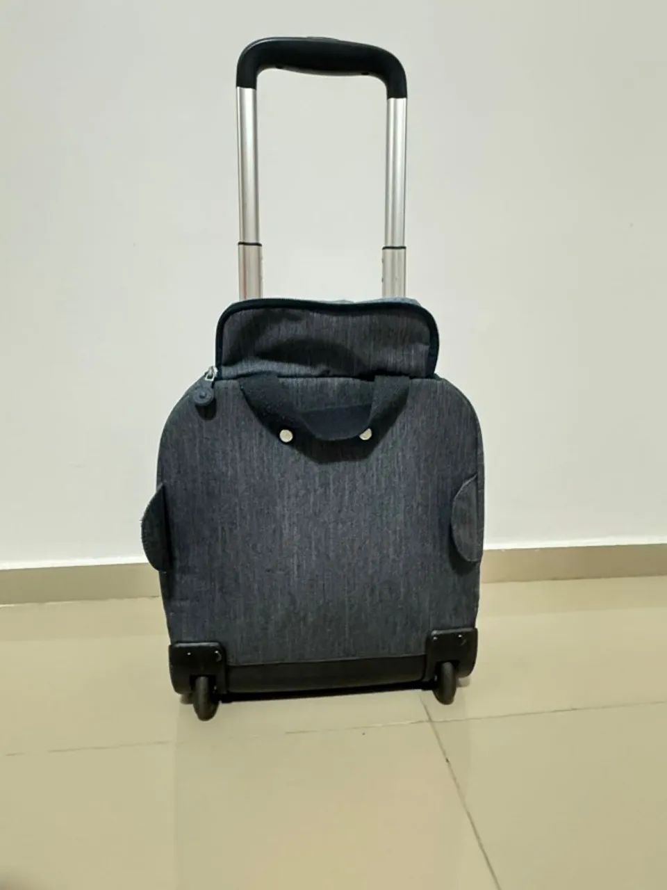 ? MOCHILA NUSI CINZA - Kipling ORIGINAL | RODINHAS 360° ( usada, em ótimo estado ). - Foto 3