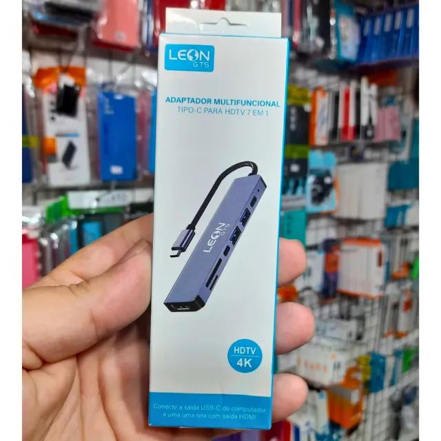 Adaptador Multifuncional Tipo C para HDTV 7 em 1
