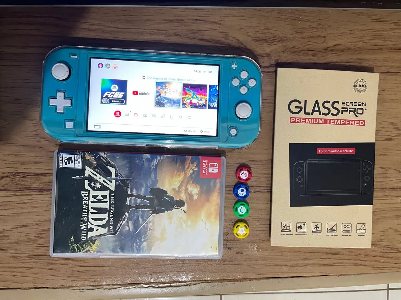 空箱 52箱セット Nintendo Switch Lite gog12 Nintendo Switch Lite 128gb + Zelda BOTW + Acessórios - Peças e
