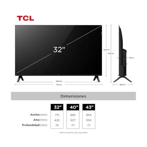 Tv 32 polegadas TCL - Foto 2