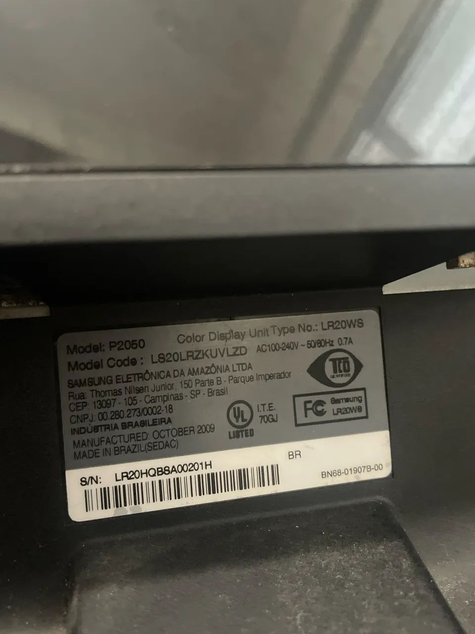 Monitor Samsung 20 Polegadas LCD TFT - Foto 2