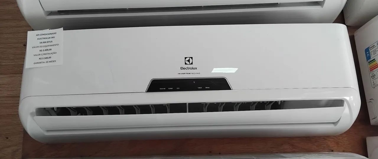 Ar condicionado Electrolux 18 mil btus Inverter 