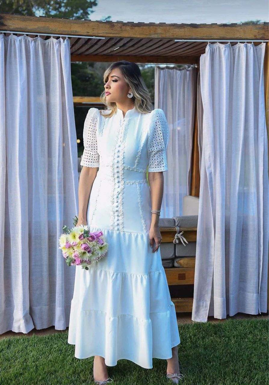 Vestido branco Noluna 