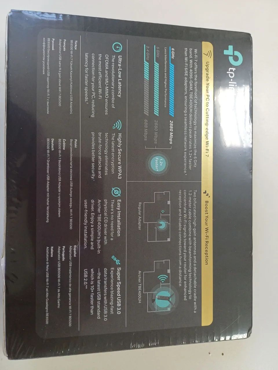 Adaptador Wifi 7 Tp-Link Archer TBE400UH BE6500  - Foto 2