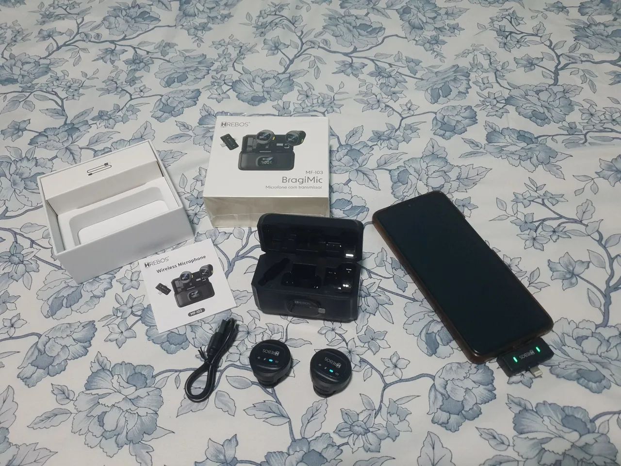 Microfone de lapela Android ou iOS - tipo c ou lightning - Foto 4