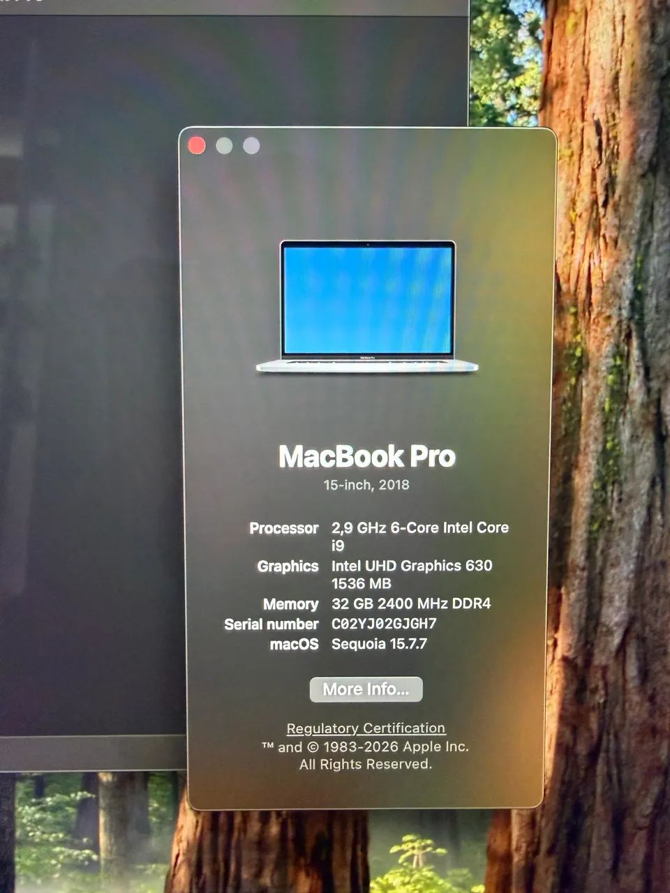 MacBook Pro 15? 2018 i9 32GB 512GB | Excelente Estado - Notebooks