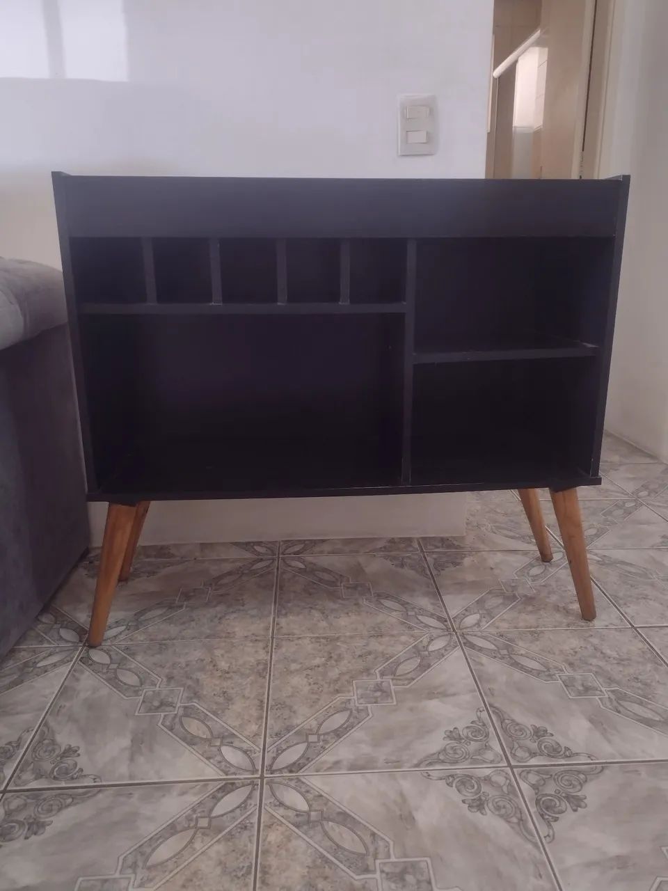 Decoração de casa balcão sala