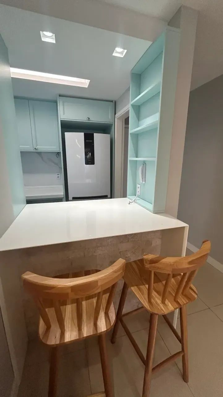 Alugo apartamento com 77 m² semi mobiliado - Foto 3