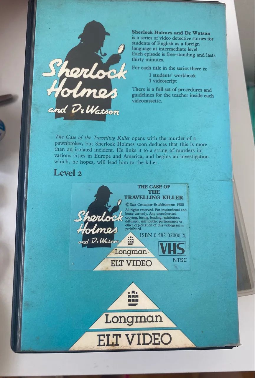 Vhs Sherlock Holmes - DVD, Blu-Ray e Vídeo Cassete - Vila Marari
