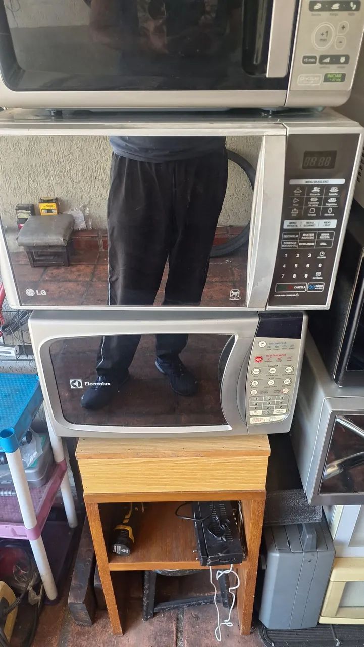 Micro-ondas LG espelhado 110v 
