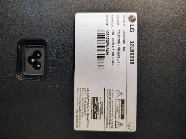 TV LG LED 32'' HD 3D Modelo 32LB620B  - Foto 3